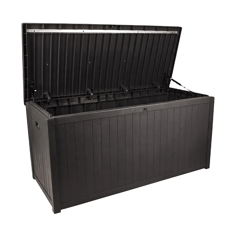 430L 113 Us gal Garden Outdoor Plastic Storage Box Boxes Bins