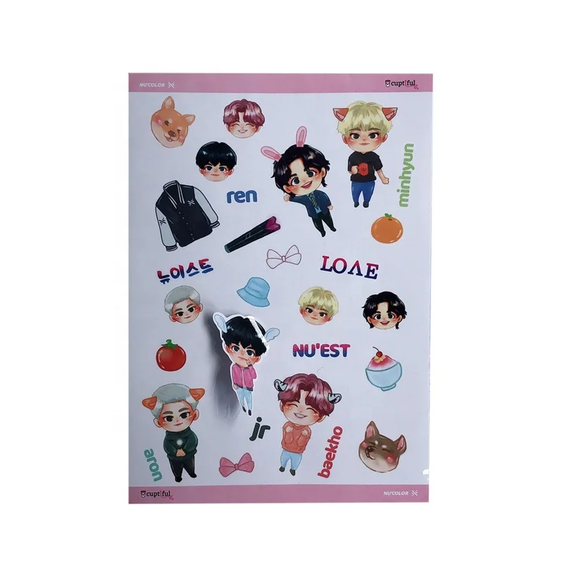 Waterproof Gold Paper Custom Gold Foil Embossed Logo Print round Kids Sticker Label Printer