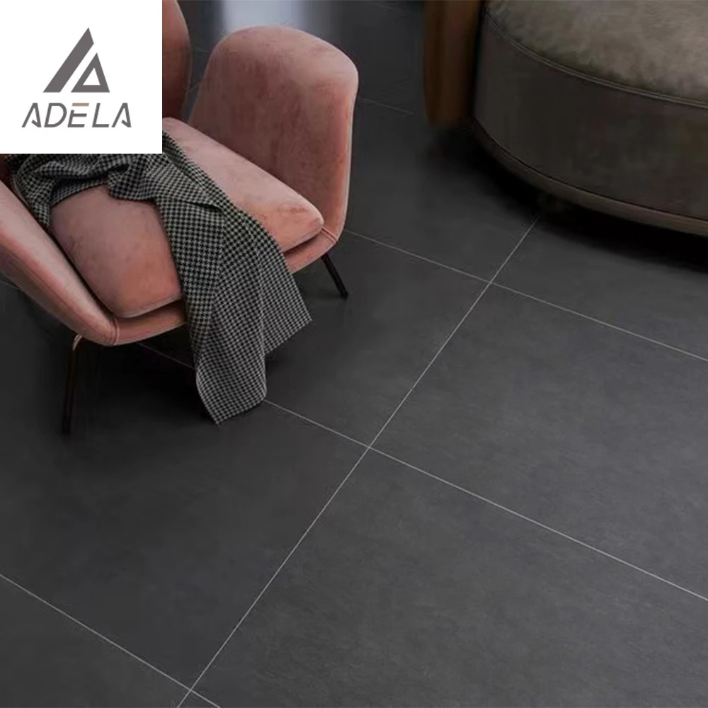 Big Size 1200x600 Living Room Smooth Grey Full Polished Glazed Tile Large Grey Floor Tile Porcelain