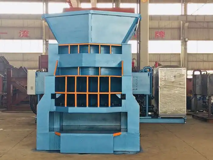 Automatic Hydraulic Scrap Metal Waste steel car bodies shell Container Shear for metal recycling plant