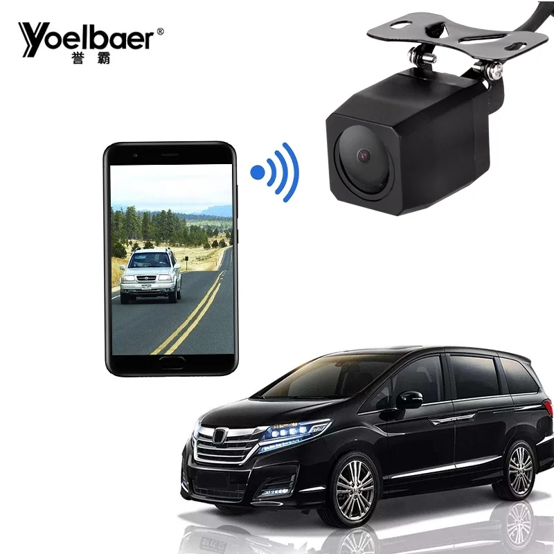 Yoelbaer CW27 H.264 видеозаписывающее устройство Беспроводная Автомобильная резервная камера Мини Скрытая заднего вида цифровой Wi-Fi камеры