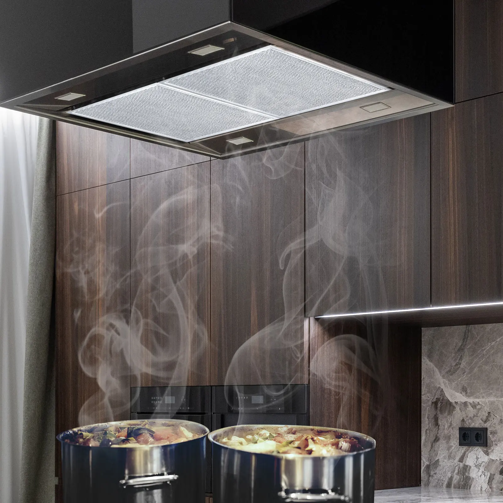 Kinglei Aluminium Chimney Mesh Filter Extractor Hood Filters Range Hood Parts