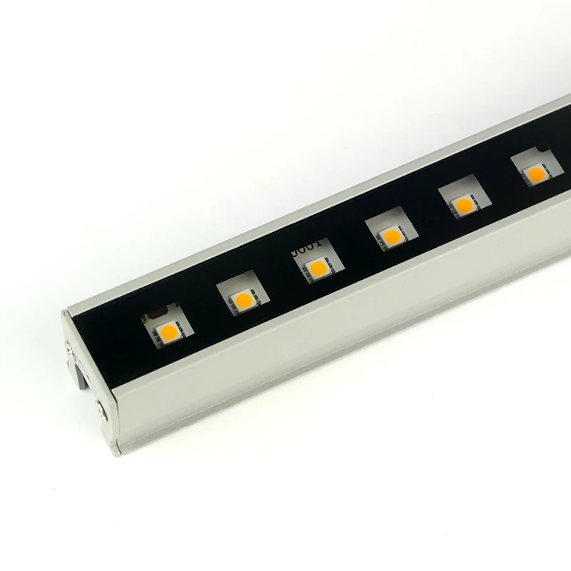 DJ facade led lights matrix dmx rgb tube building lighting led linear light