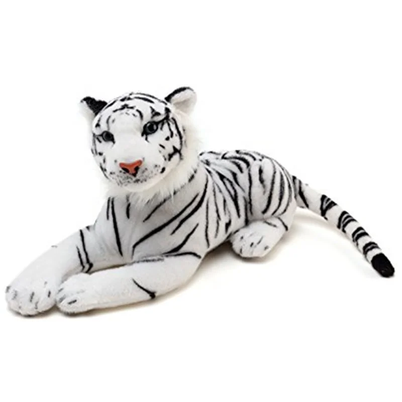 High quality life size fiberglass white tiger statue