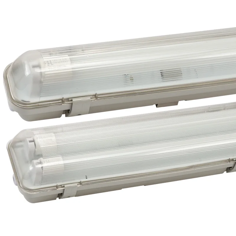 Tri proof T8 fixture waterproof IP65 IK08 with ballast LED fixture 2X36 1200MM 4 feet fluorescent tube