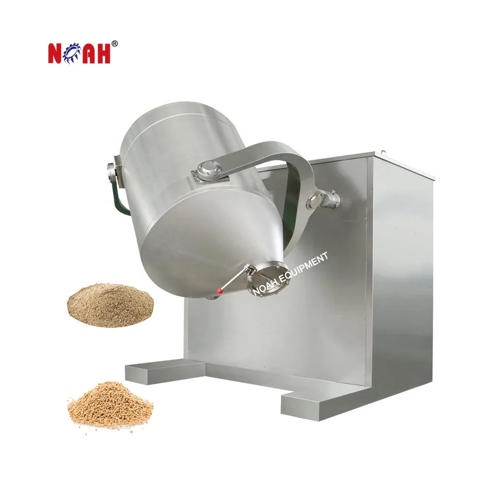 HD Chemical Industrial 3D lab Dry Powder Mixer