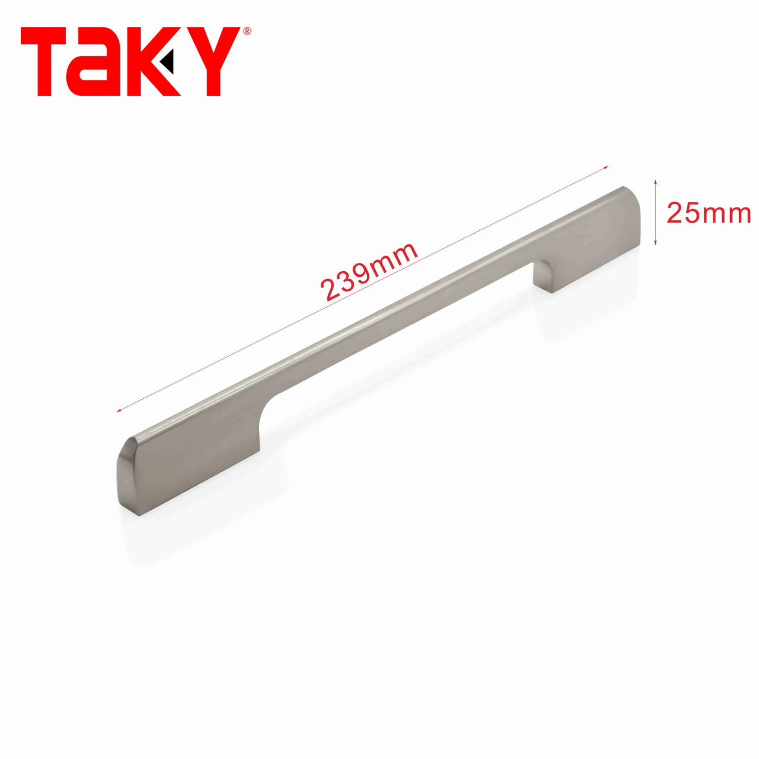 Brushed nickel d cabinet long wardrobe handles for kitchen cabinets pull