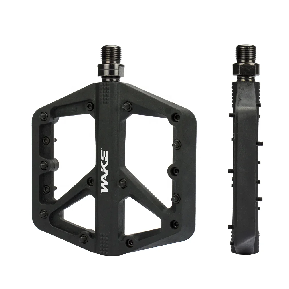 MTB pedal bearing non-slip lightweight nylon fiber pedal suitable for BMX MTB 9/16 inch WAKE pedal