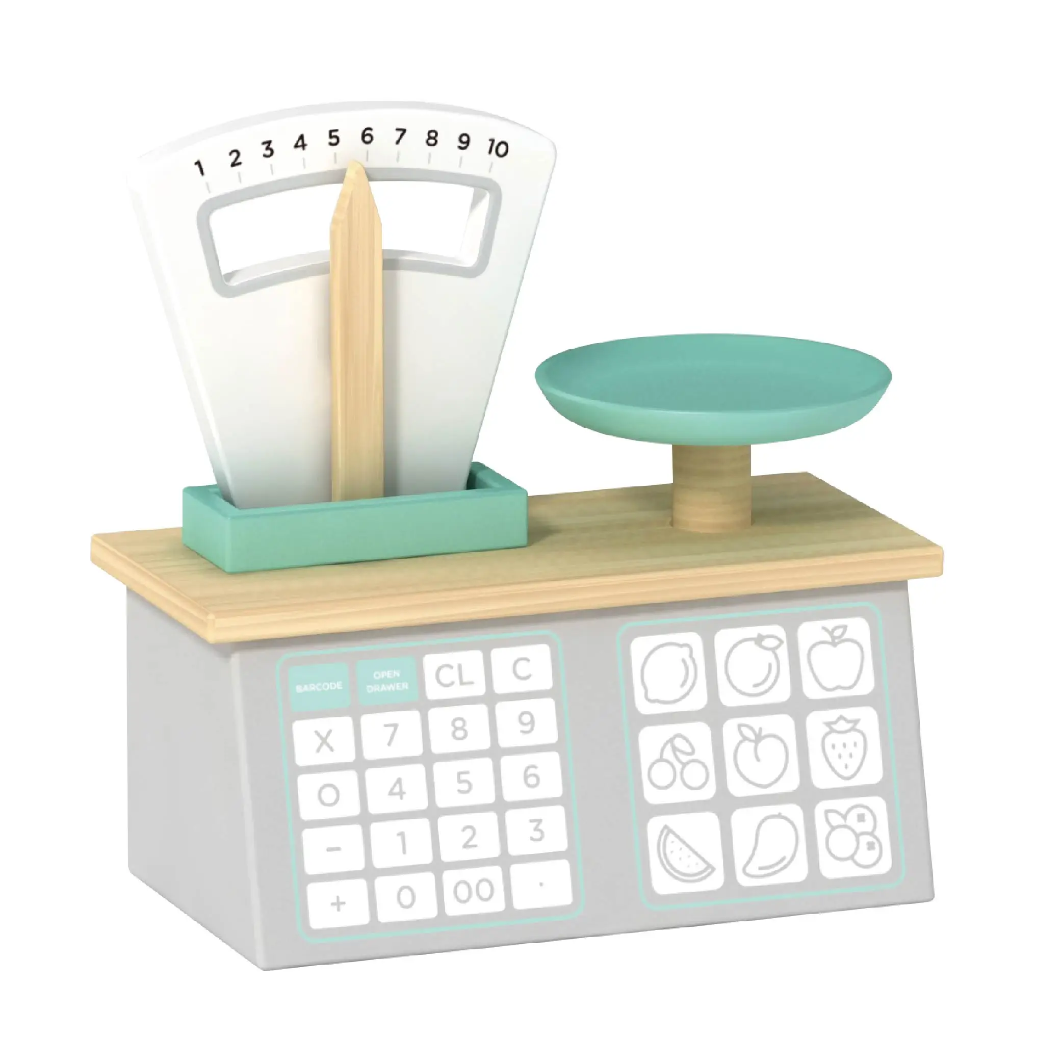 Simulation kid learning games wooden top fashion wooden balance toys