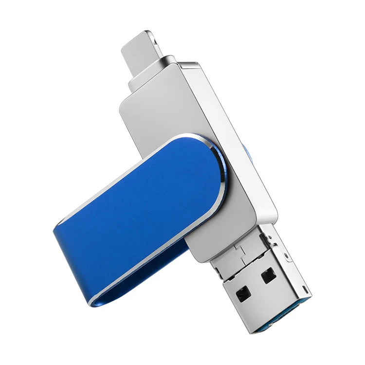 promotional gift usb 2.0 3.0 interface custom laser engraving logo 64MB 256MB 1GB 2GB  8GB metal OTG usb stick