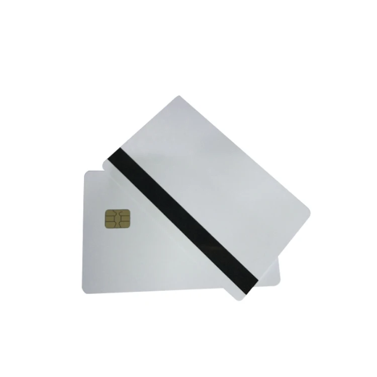 ISO11785 Protocol  SLE4442 4428 Contact ID  plain white PVC  Card with Hico 2750 OE  magnetic strip