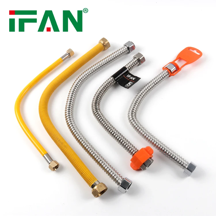Ifan SS Flexible Metal Hose Flexible Water Hose Flexible Shower Hose With Brass Head