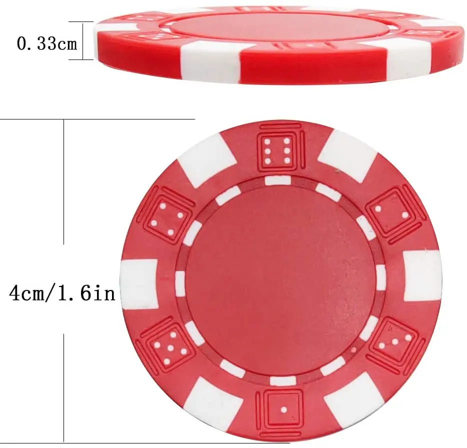 Professional 100pcs Plastic Ps Poker Chip Set
