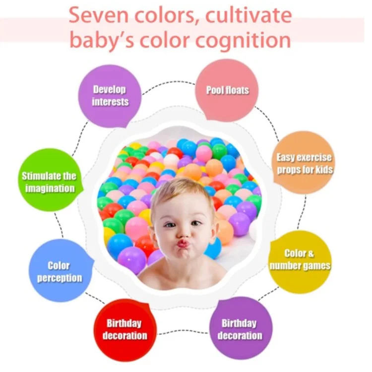 super safe super soft super fun ball Crush Proof Plastic ball