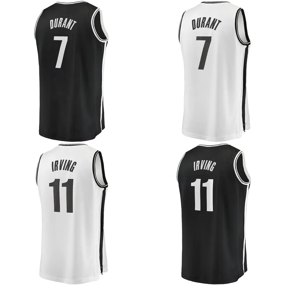 Drop Shipping Brookly-n City Net Earned Edition Basketball Jersey Durant #7 Irving #11 Curry #30 Training Sports Uniform