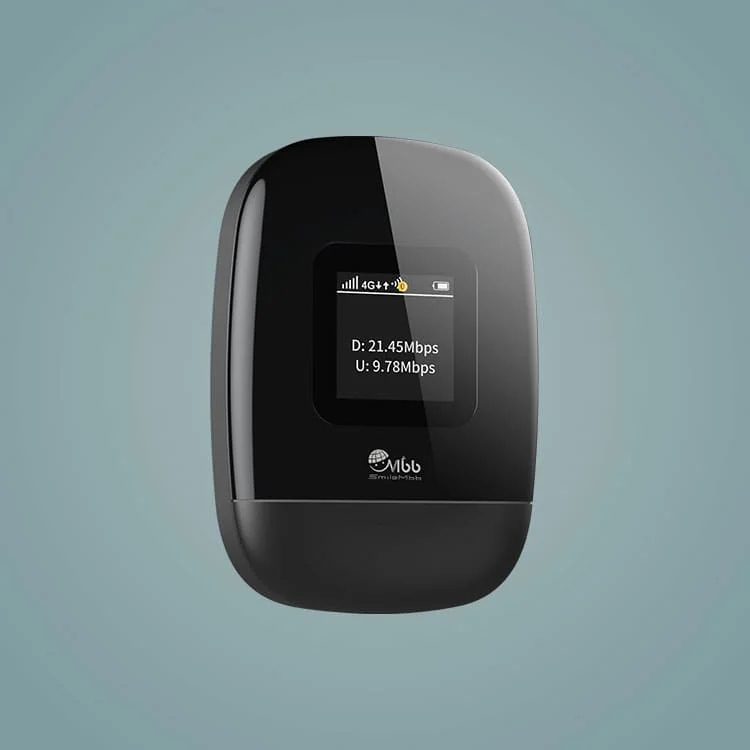 SmileMBB Беспроводной Wi-Fi мини портативный LTE 4G Роутер со слотом для