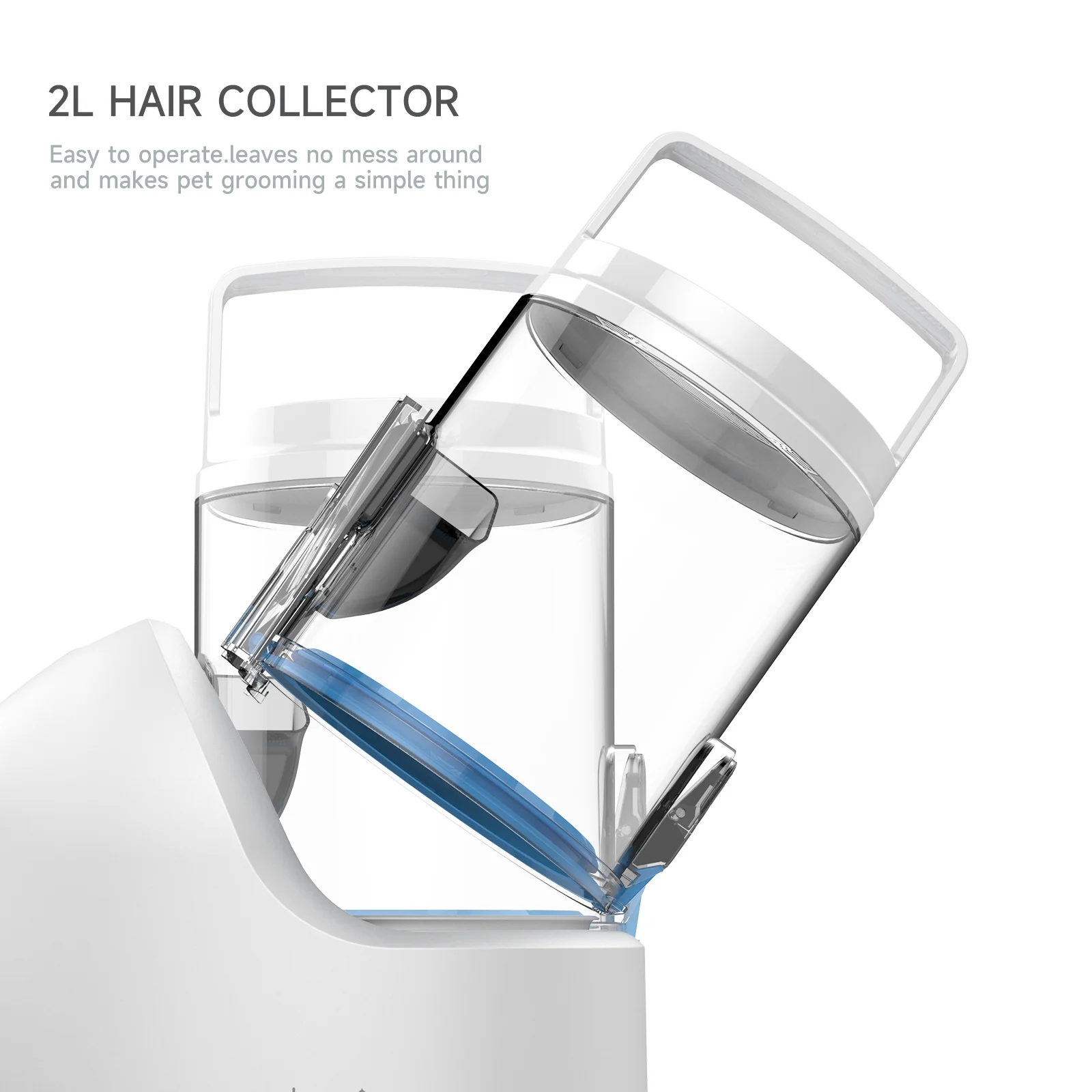 NEAKASA (FKA Neabot) P2 Pro Pet Cat Dog Hair Grooming Clipper Vacuum