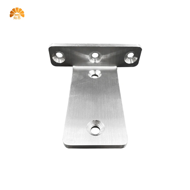 Stainless steel Metal Invisible Floating Shelf Support T Shape Shelf Bracket Heavy Duty Wooden Board Bracket
