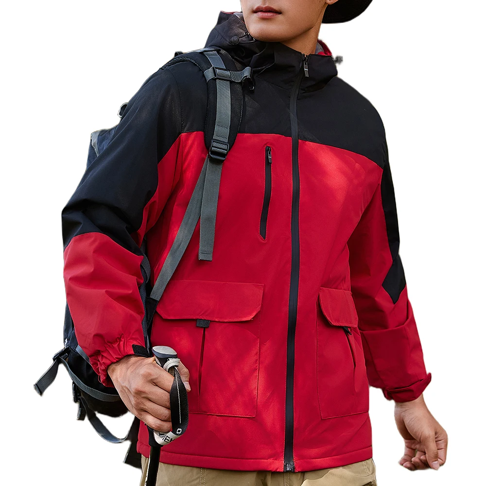 Waterproof Raincoat with Hood Cycling Bike Jacket Windbreaker Rain Jacket Women Man Lightweight