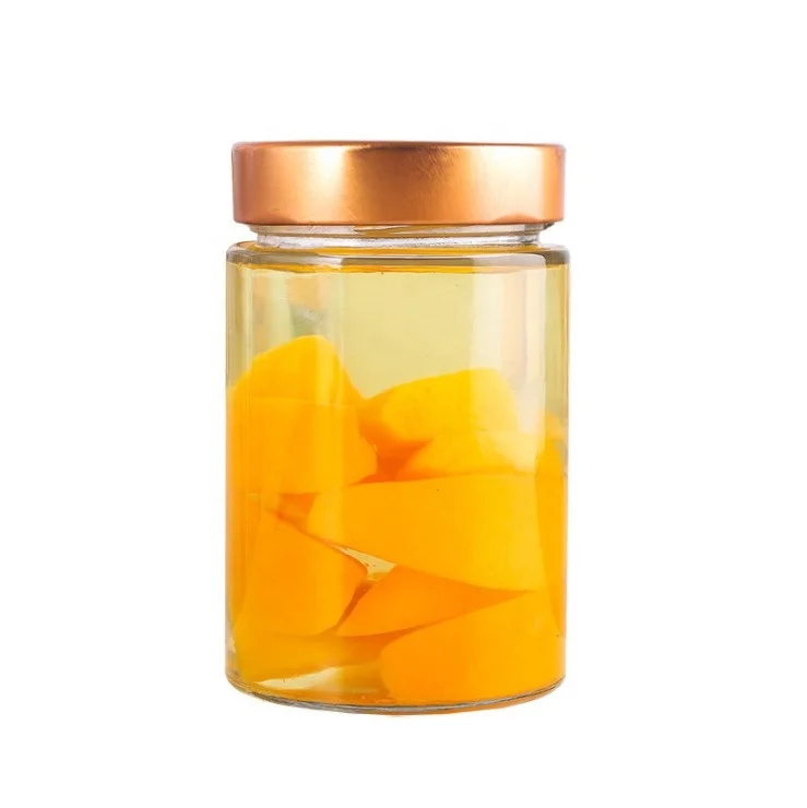 Empty Glass Jars with Lids for Honey Small Size Jam Stroge Jar Straight Side Glas