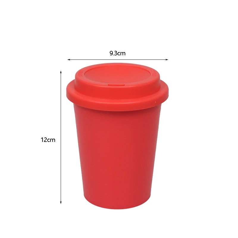 12 oz wholesale custom of pp material set manufacturers coffee mug plastic coffee cups supplier reusable coffee cups