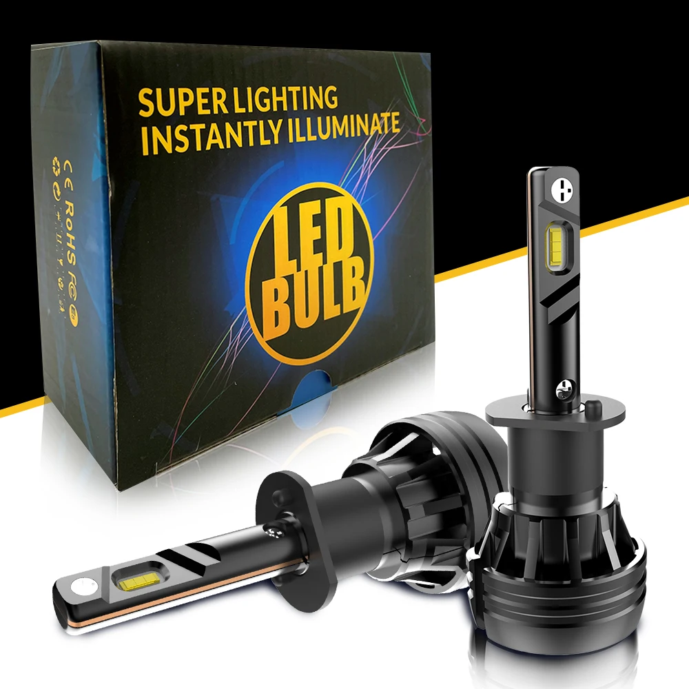 High Quality 2021 H1 H3 H4 H7 Auto Parts Bulb automotive lighting system LED car headlight white car LED headlight