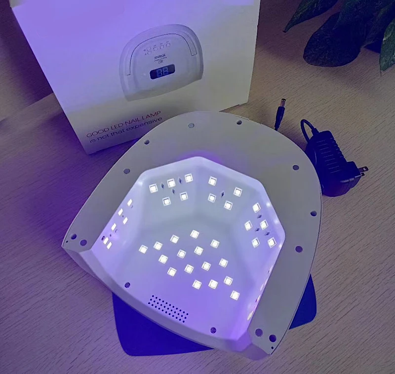 
2021 Amazon Hot Factory Direct Instagram Blogger Tiktok favous 60W Wireless Cordless UV Led Nail Lamp Rechargeable battery 
