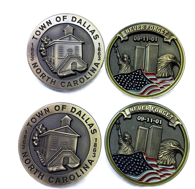 High Quality Pin China Coin Custom Metal Coin Pusher for Sale antique gold silver plated copper 3D custom coin