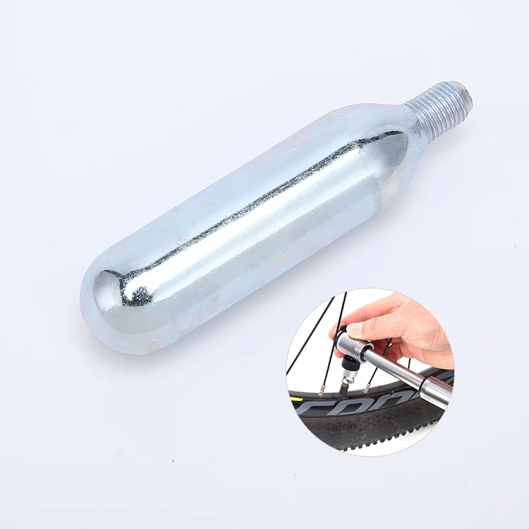 Bike Tools CO2 Pump Set 16g Threaded CO2 Cylinder Cartridge With Inflator Head Cycling Tyre Repair Kit