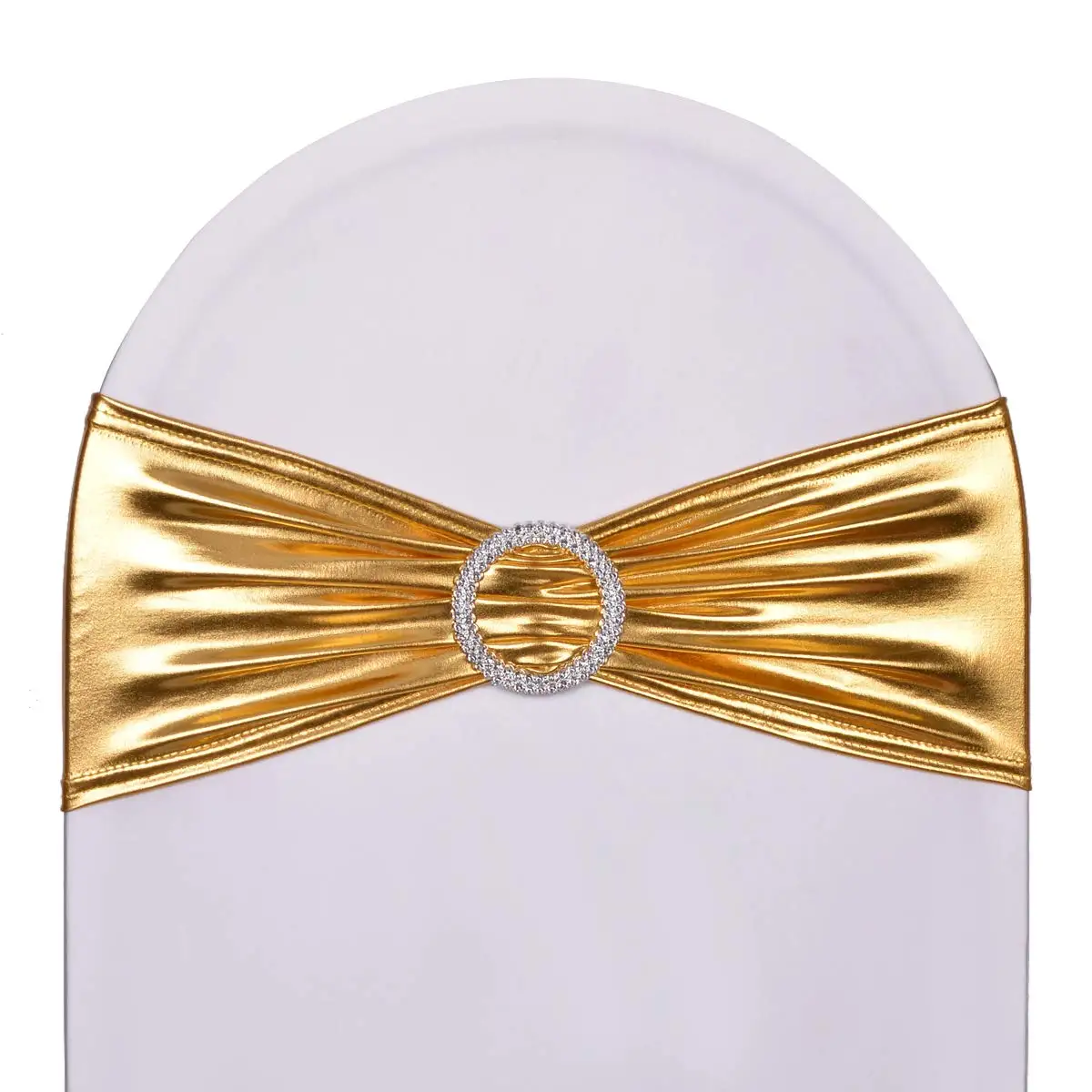 Эластичная эластичная лента из спандекса для стула с бантом для банкетного украшения отеля свадьбы