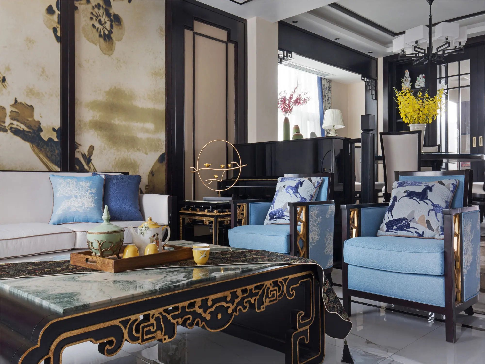 Factory direct selling light steel structure luxury residential prefabricated prefabricated American style garden villa