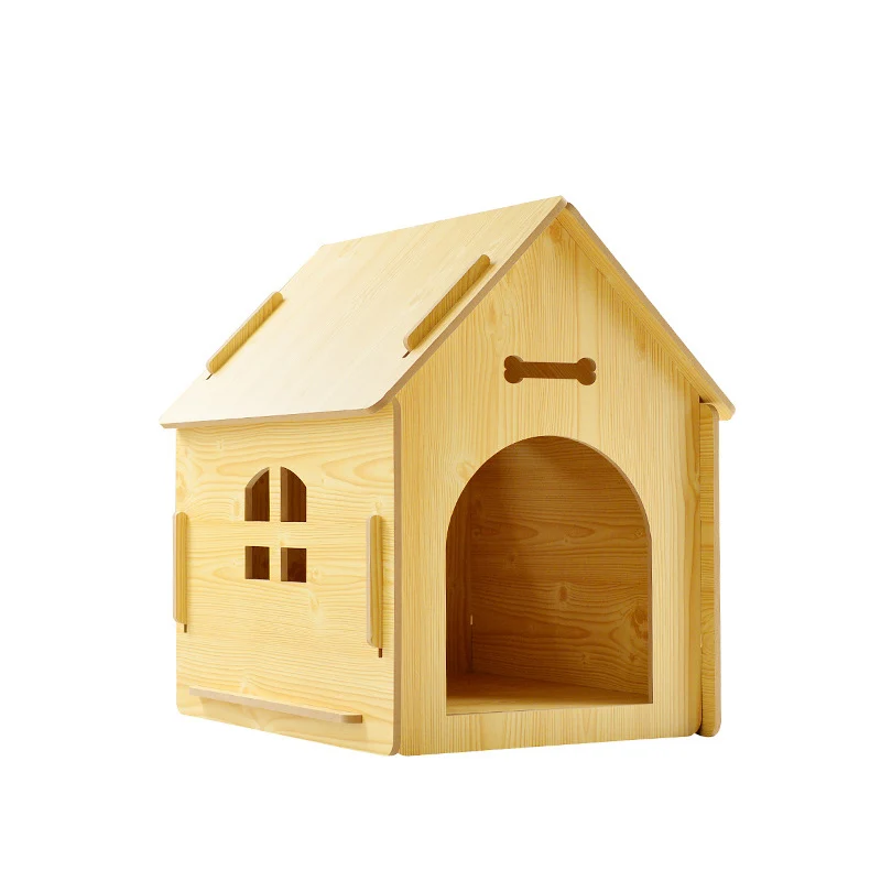 Dog House Outdoor Cat Nest Pet House Kennel Hot Sale Detachable Wooden Luxury Wood Fashion Animal Houses