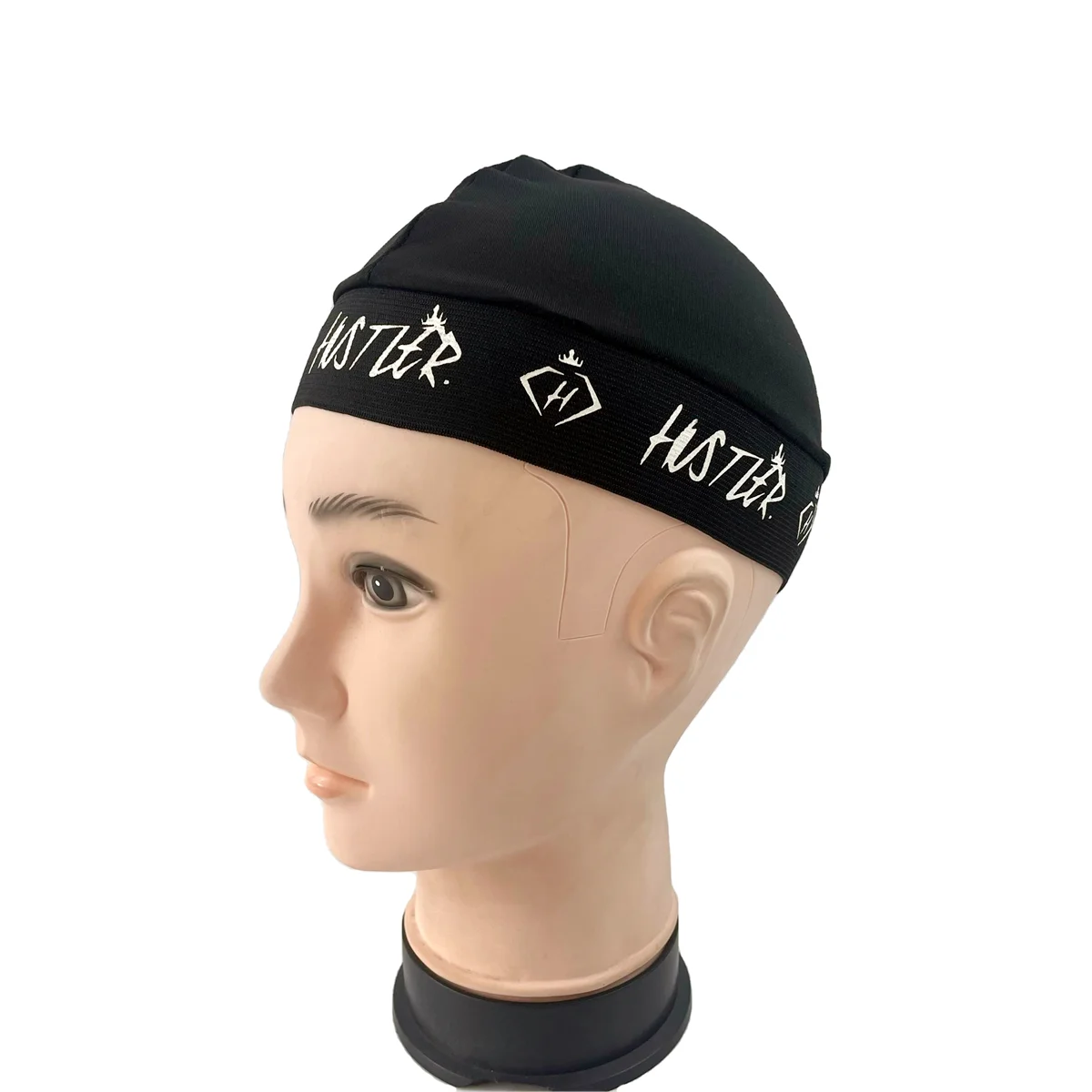 Factory Supply Low Moq Jacquard  Logo Custom Wave Cap Durag For Men