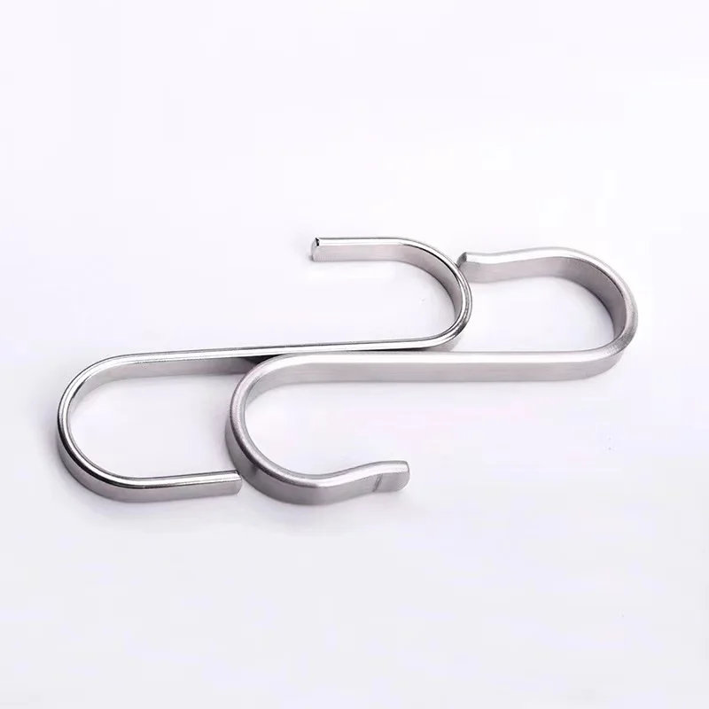 
S Hooks for Hanging Heavy Duty Steel Hangers for Kitchen Utensils Towels S Shape Hooks 