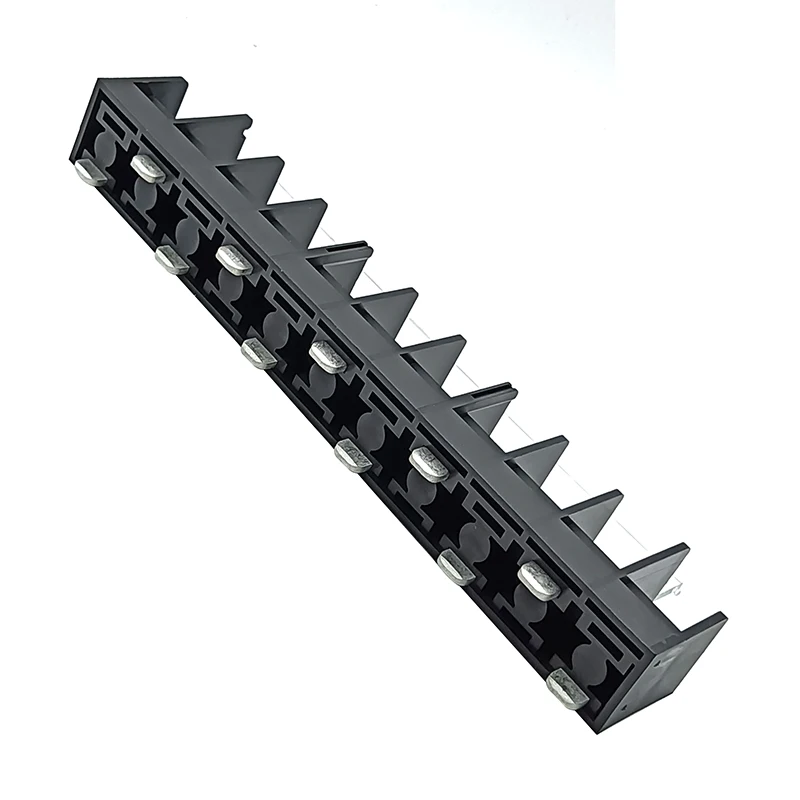 Pitch 20.2mm 11 Way Fixed Type Fence Barrier Terminal Block Wire Connector
