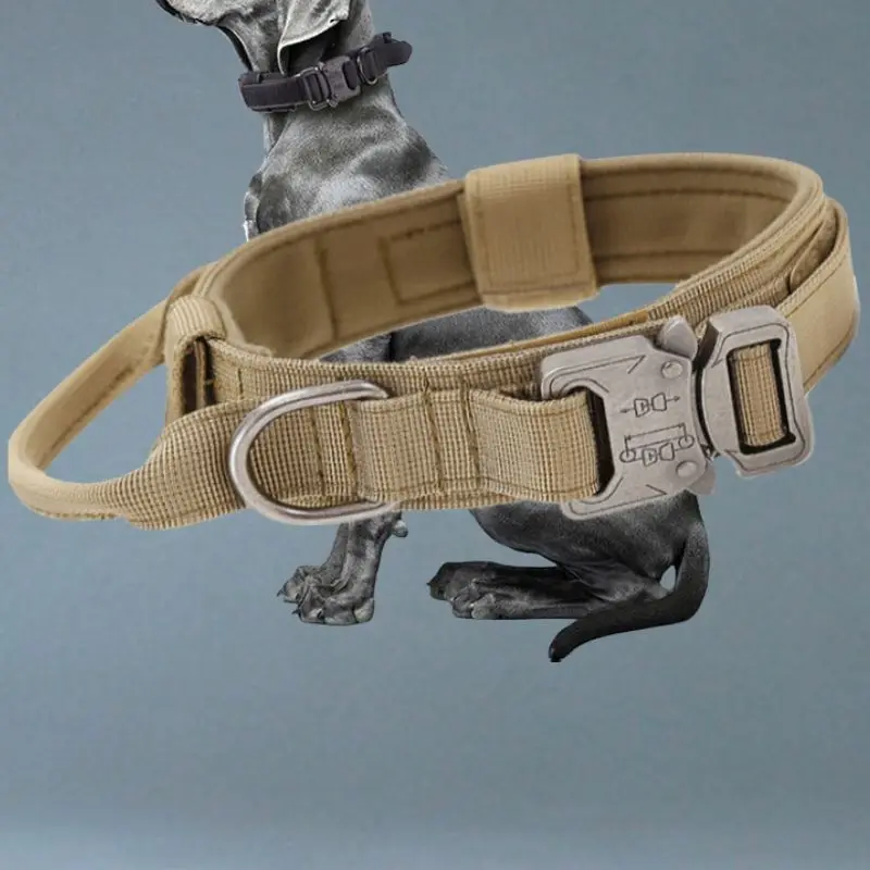 Durable and Adjustable Military Police Tactical Dog Harness for dog harness set