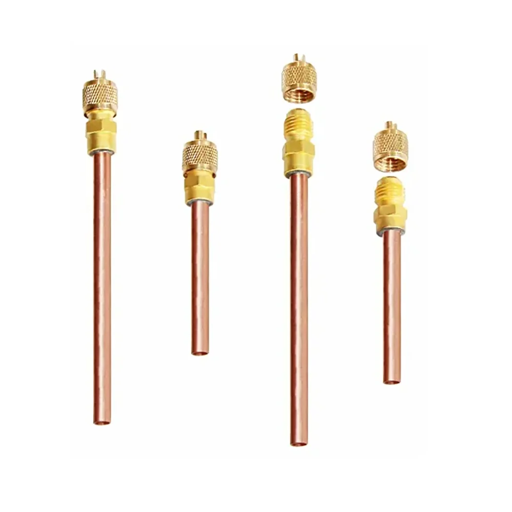 Refrigerator Parts Good Rigidity New Design An One-Way Service Valve Copper Charging Pin Air Conditioner Access Valve