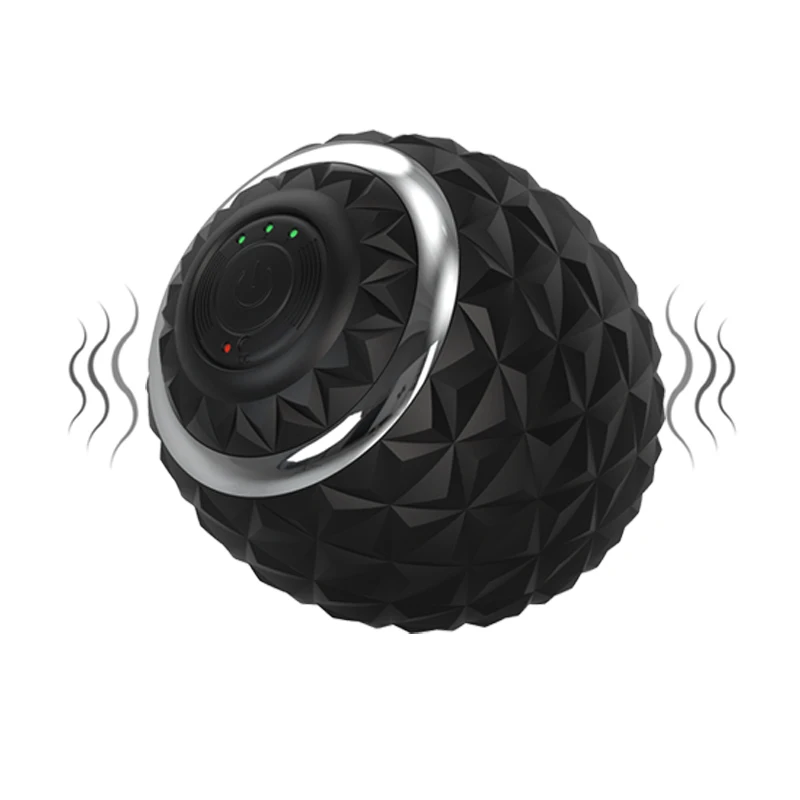Electric fascia ball Body massager recovery 4 adjustment silicone muscle relaxation relief the pain vibration massage ball