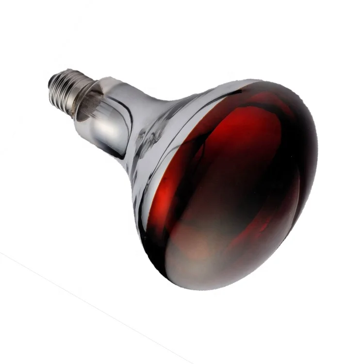 R125 infrared heat lamp red color for animal growth