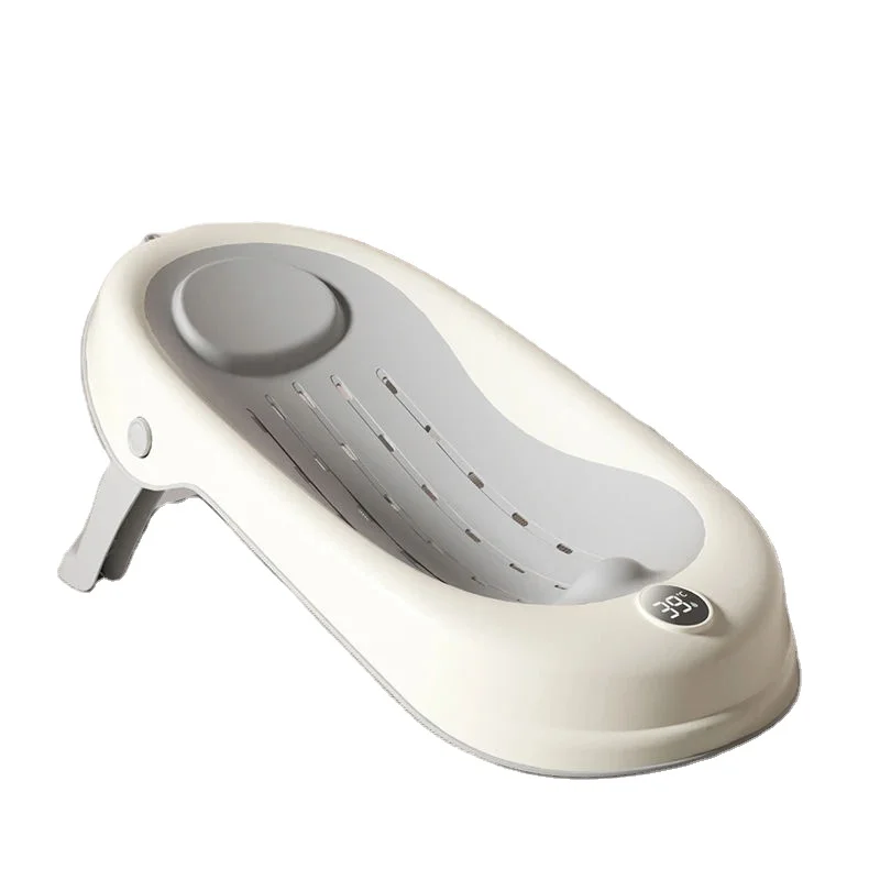 Wholesale Foldable Baby Bather Baby Bath Support with Thermometer for Bathtub or Sink Anti-Slip and Ergonomic for Newborn Infant
