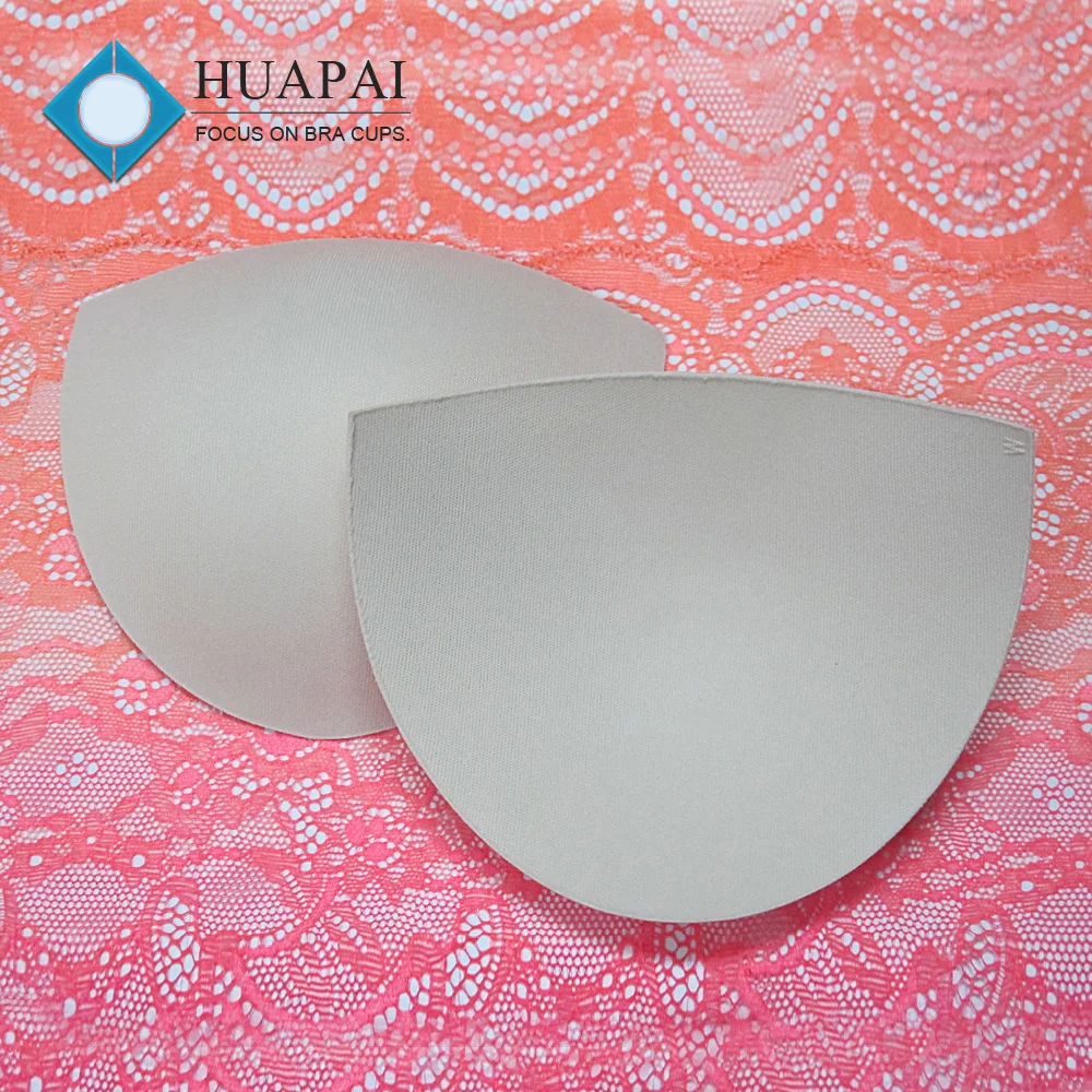 China supply Attractive design demi bra cup molded foam pad for activewear