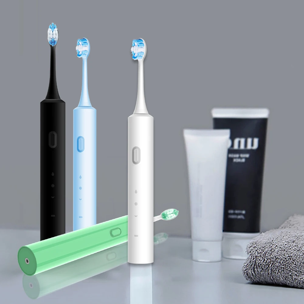 Dupont Nylon Bristles Electric Toothbrush Give Teeth Massage