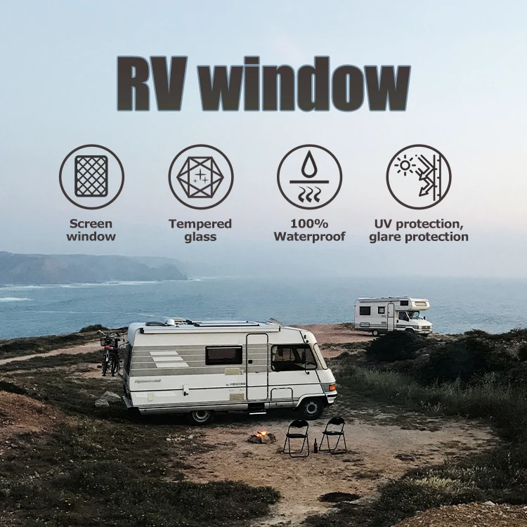 HOMFUL закаленное стекло RV окно для дома на колесах автофургона