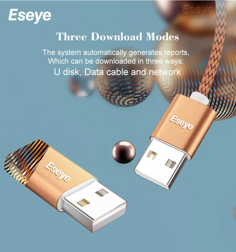 Eseye 2.4inch Attendance Management System Time Recording Device Fingerprint Face Recognition USB TCP English ID Card Management