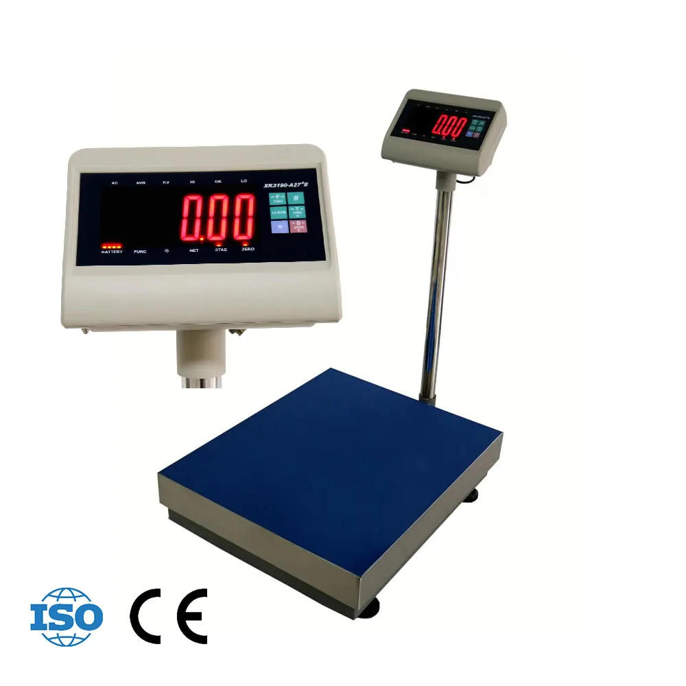 Dingfeng Factory supplier 60kg,100kg,150kg folding mobile Electronic platform measuring scale electronic weighing scales