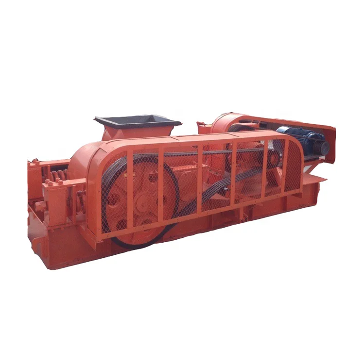 Full Automatic High Fine Concrete Crusher Mobile Double Roller Crusher Price