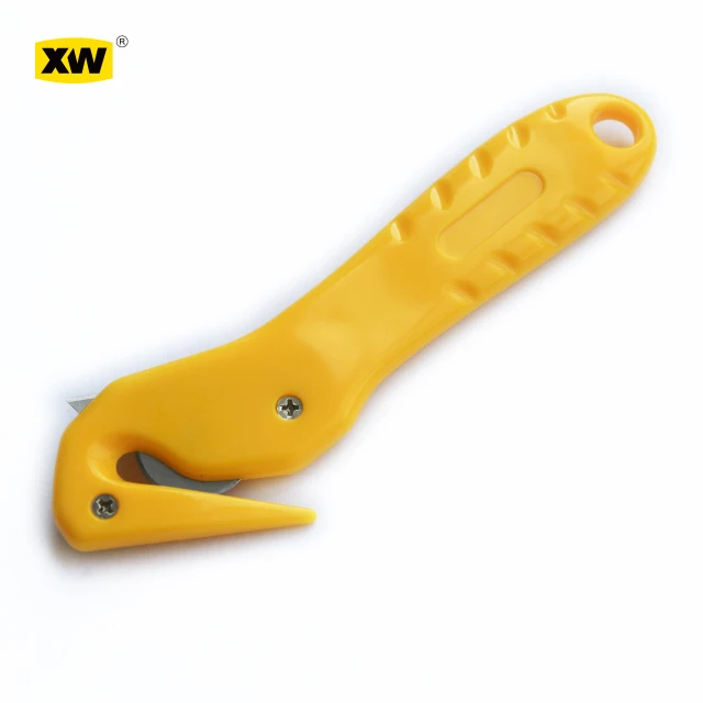 ABS ergonomic handle plastic cheap pocket box cutter knife