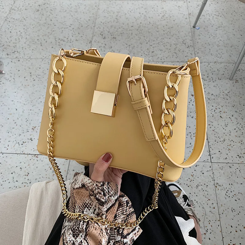 women casual shoulder bag messenger box bag pu leather mini handbag