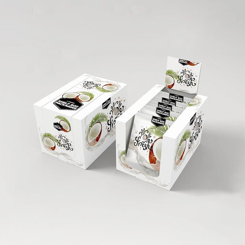 Christmas Holiday chocolate packaging Food Beverages Sports Bars Counter Ready Display Nutrition Protein Bar cookies Boxes