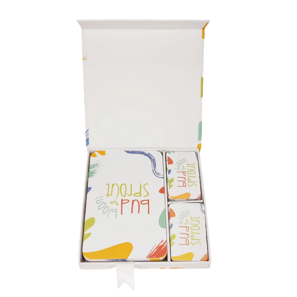 Free sample high quality custom printing playing game cards flash cards with box